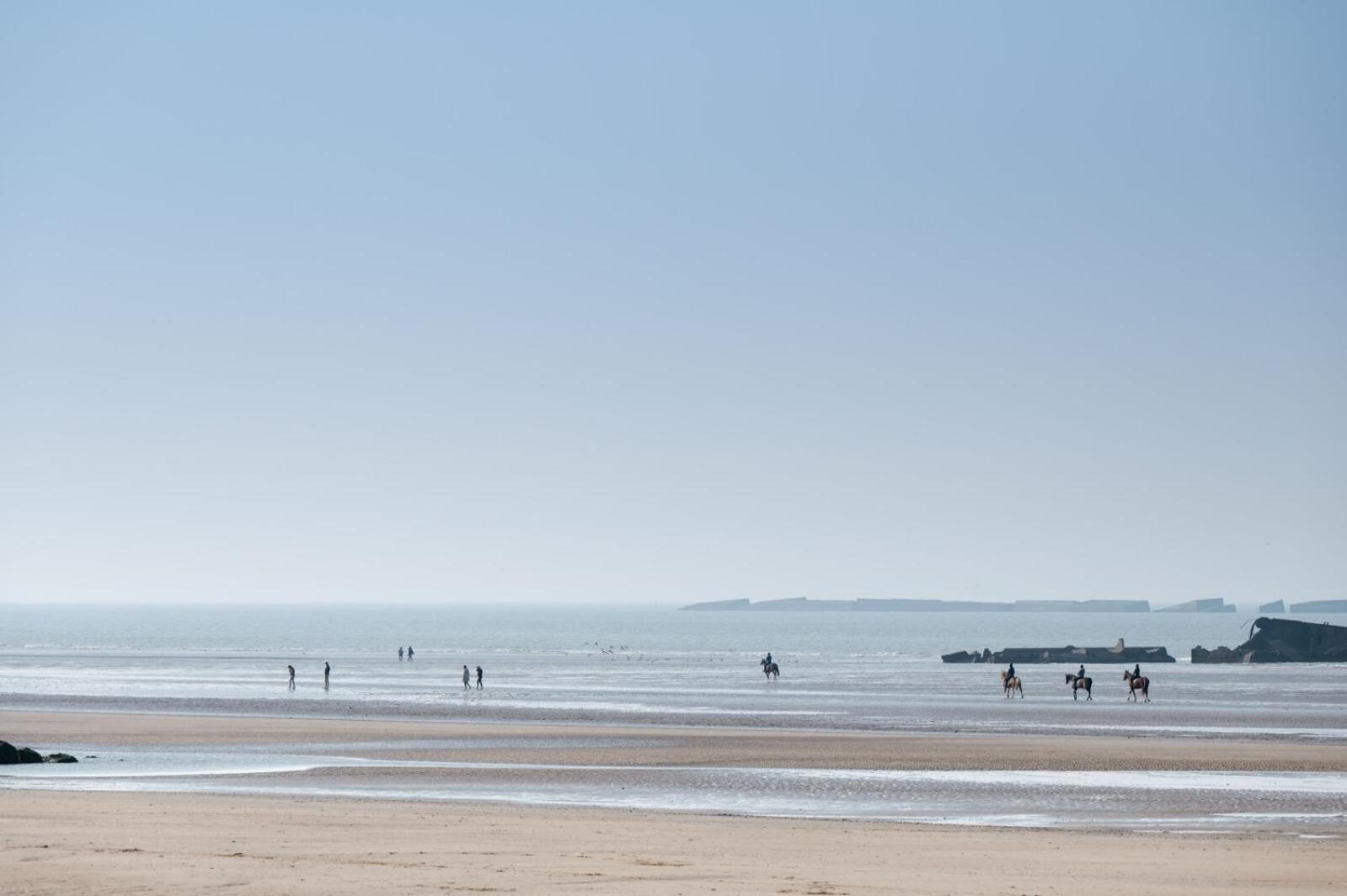 Maison Vue Mer 4 Personnes Arromanches-les-Bains Exteriör bild